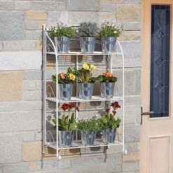 Three-tier Highbury Folding Metal Plant Stand -US Garden Supplies Sales 2024 G2663 4