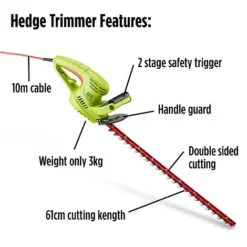 Garden Gear 600W Hedge Trimmer -US Garden Supplies Sales 2024 G2759 8