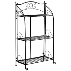 Three-tier Highbury Folding Metal Plant Stand -US Garden Supplies Sales 2024 G3438 3
